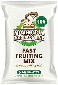 10# of Fast Fruiting aka Masters Mix (50% Oak/50% Soy Hull Mushroom Growing Pellets) - Free shipping