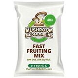 40# (2 x 20#Bag) of Fast Fruiting aka Masters Mix (50% Oak/50% Soy Hull Mushroom Growing Pellets) - Free shipping