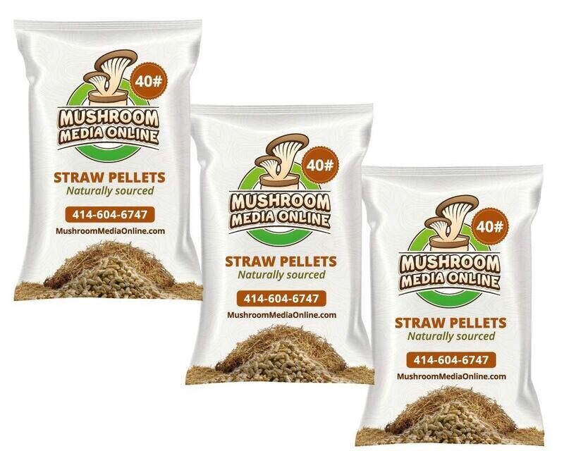 120# (3 x 40# Bag) Wheat Straw Pellets
