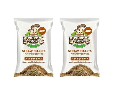 80# (2 x 40#) of Wheat Straw Pellets