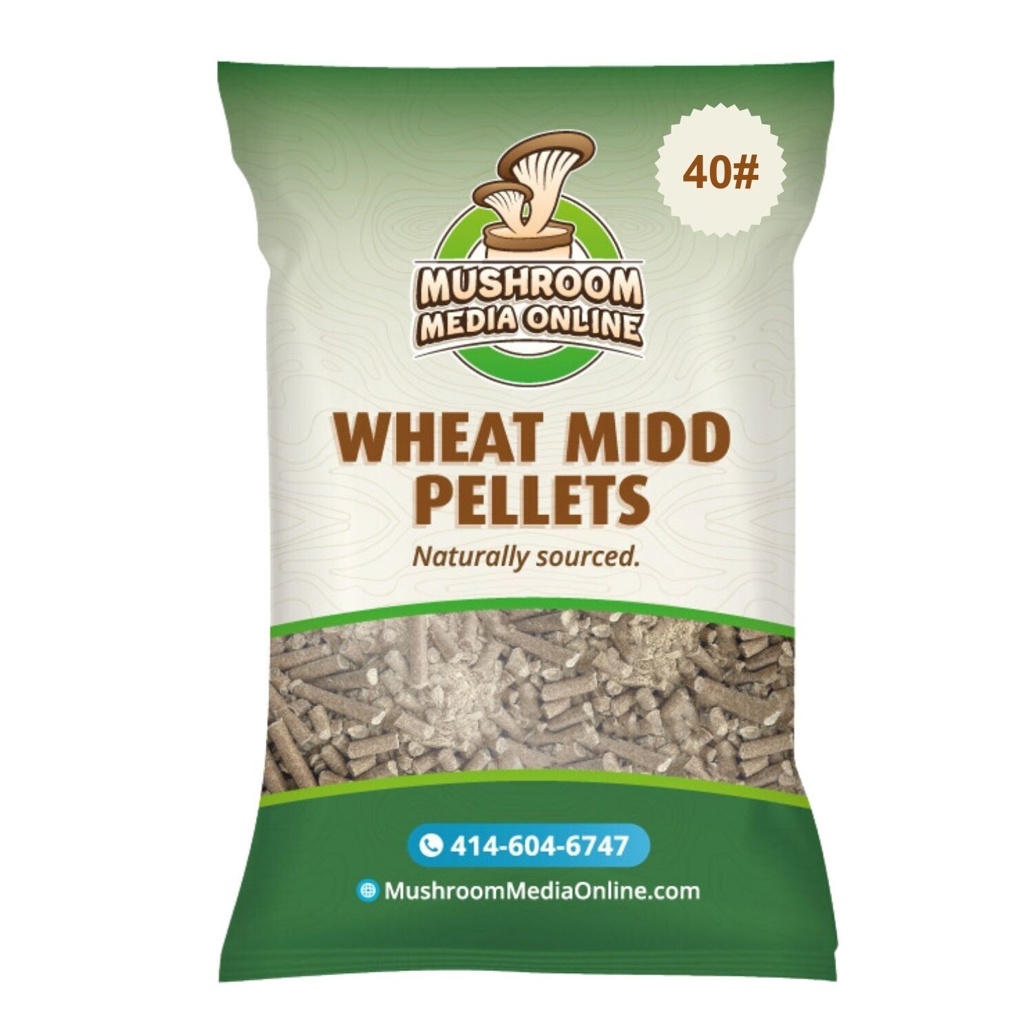 Wheat Midd Pellets - 40 Pound