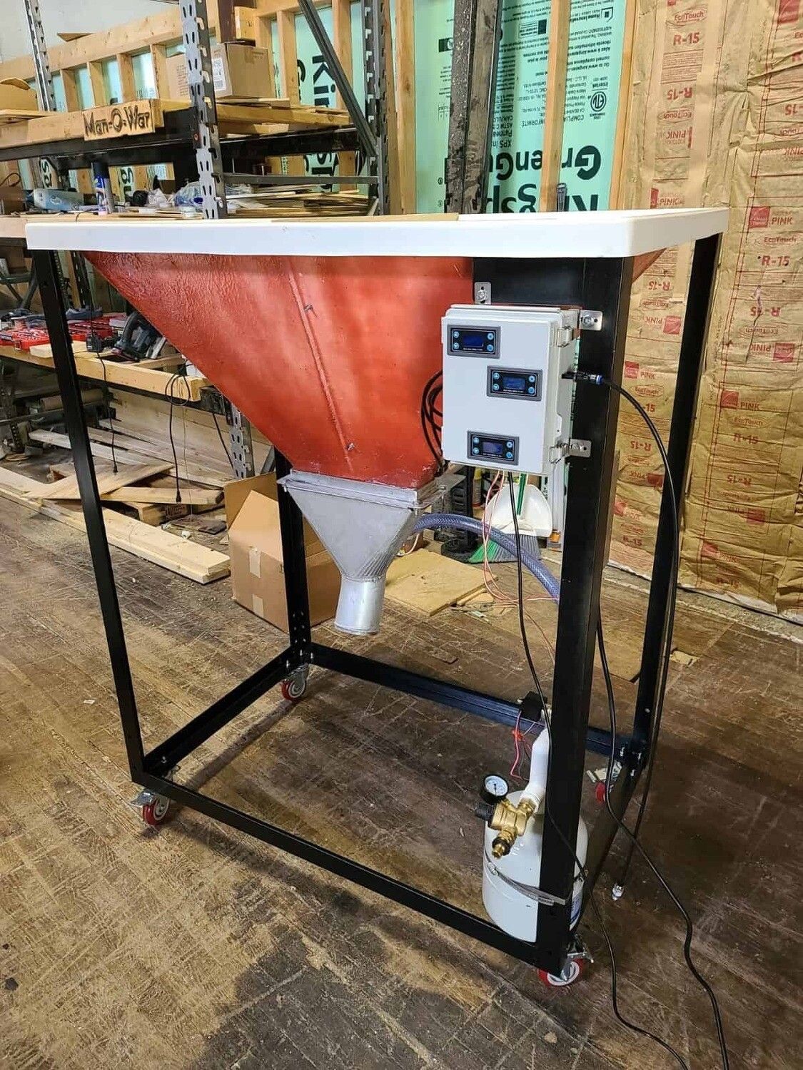 Thor Mushroom Substrate Bagger (New Model with Fiberglass Hopper)