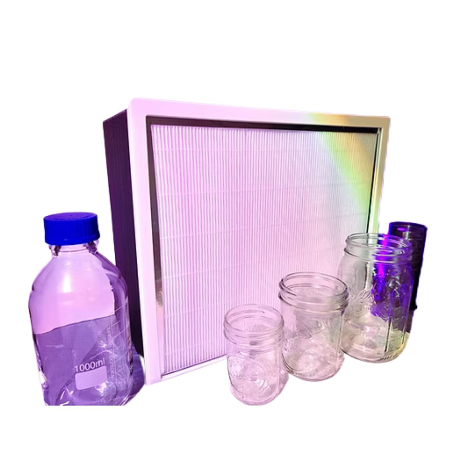 Lab Rat Model M Lyte 16&quot;x19&quot; Filter Flow Hood - BLACK BODIES with Different COLOR FRAMES AND COVERS