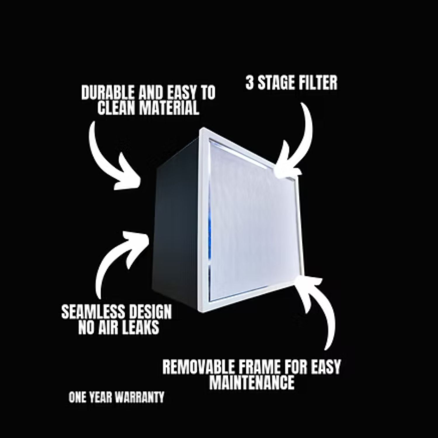 Lab Rat Model M Lyte 16&quot;x19&quot; Filter Flow Hood - Black Only (Made In U.S.)