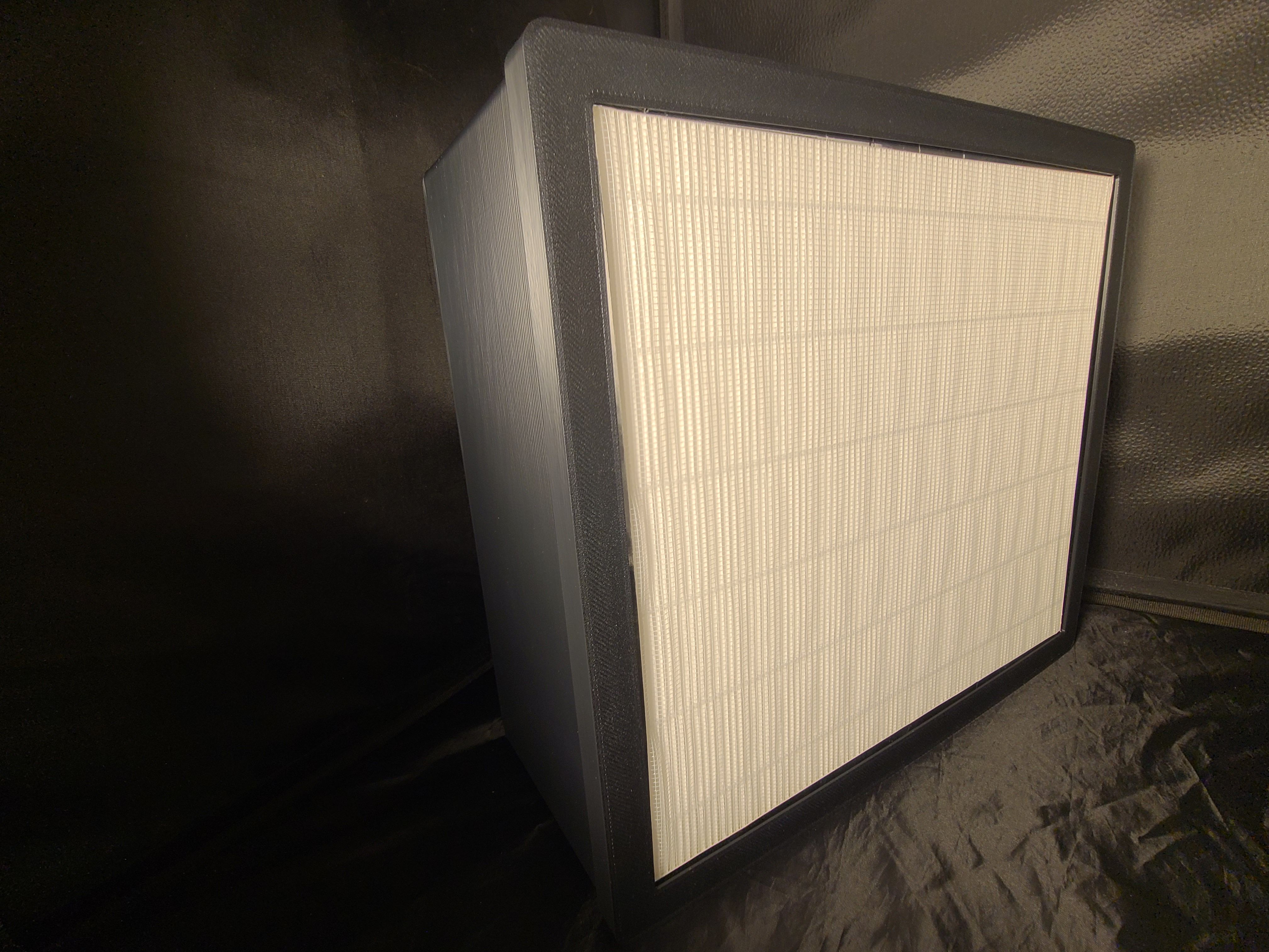 Lab Rat Model S Lyte 14&quot;x16&quot; Filter Flow Hood - BLACK BODIES With COLOR FRAME AND COVER