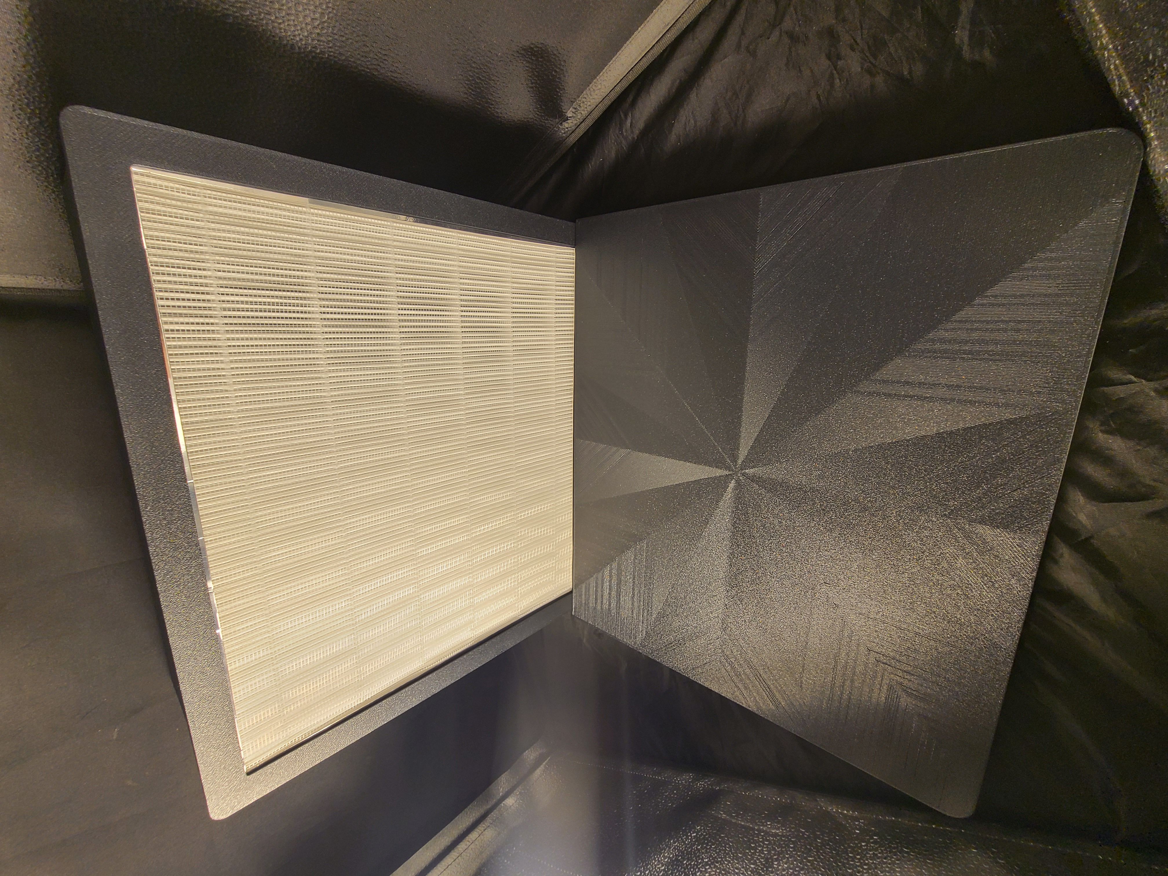 Lab Rat Model S Lyte 14&quot;x16&quot; Filter Flow Hood - BLACK BODIES With COLOR FRAME AND COVER
