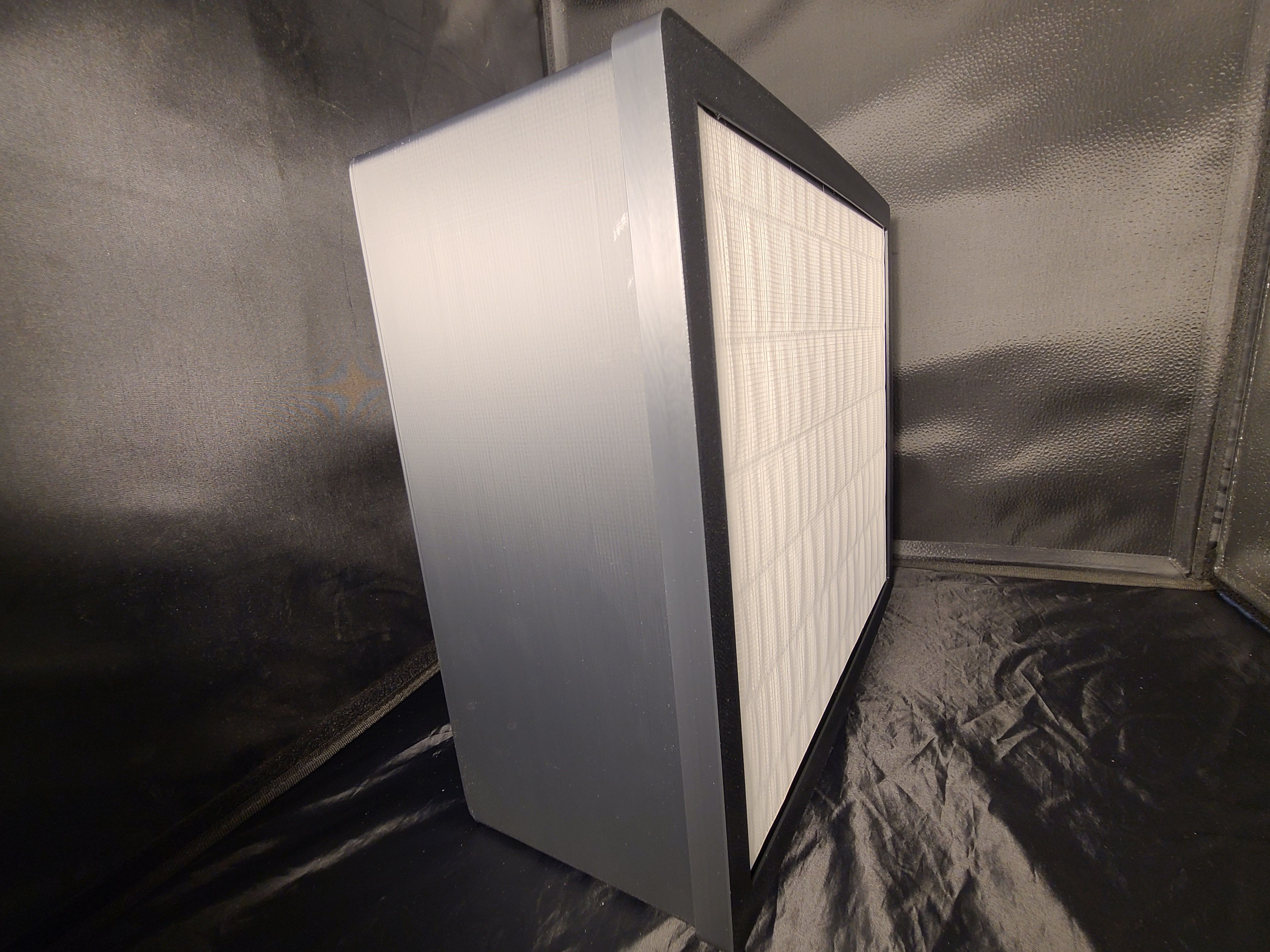 Lab Rat Model S Lyte 14&quot;x16&quot; Filter Flow Hood - BLACK BODIES With COLOR FRAME AND COVER