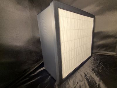 Lab Rat Model S Lyte 14"x16" Filter Flow Hood - BLACK BODIES With COLOR FRAME AND COVER