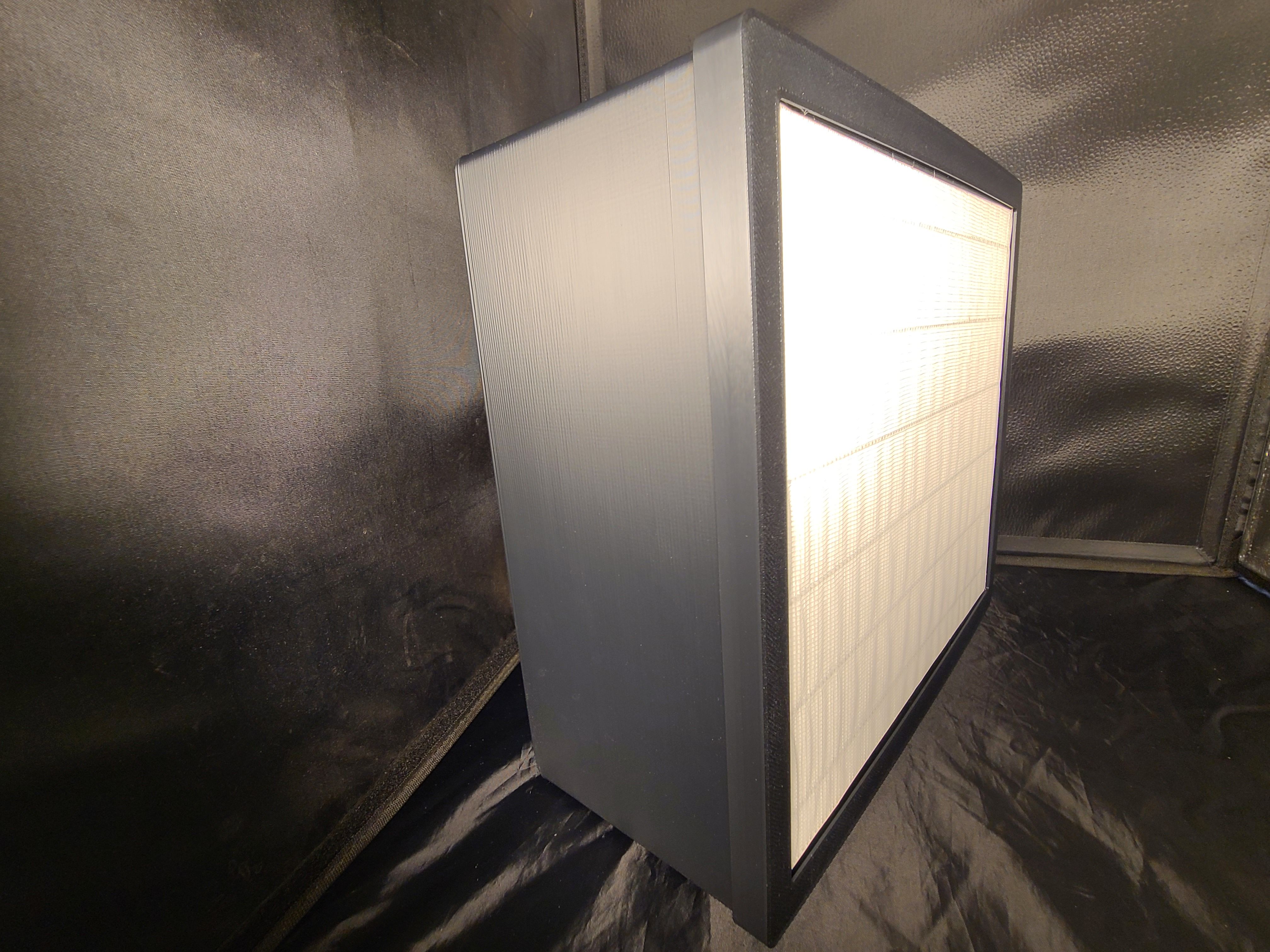 Lab Rat Model S Lyte 14&quot;x16&quot; Filter Flow Hood - BLACK BODIES With COLOR FRAME AND COVER
