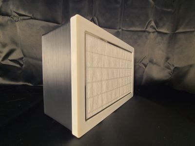 Lab Rat Model S Lyte 14"x16" Filter Flow Hood - BLACK BODIES With COLOR FRAME AND COVER