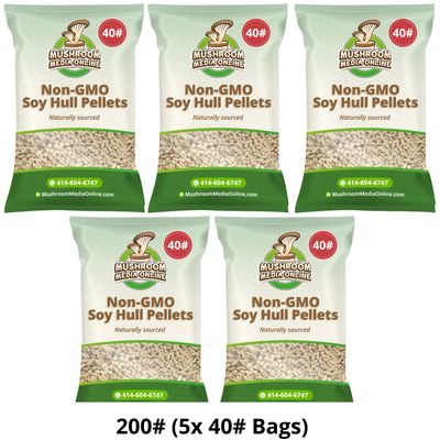 200# NON-GMO Soy Hull Mushroom Pellets 200# NON-GMO Soy Hull Mushroom Pellets