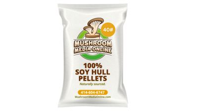 40# Bag 100% Soy Hull Mushroom Pellets - Free Shipping