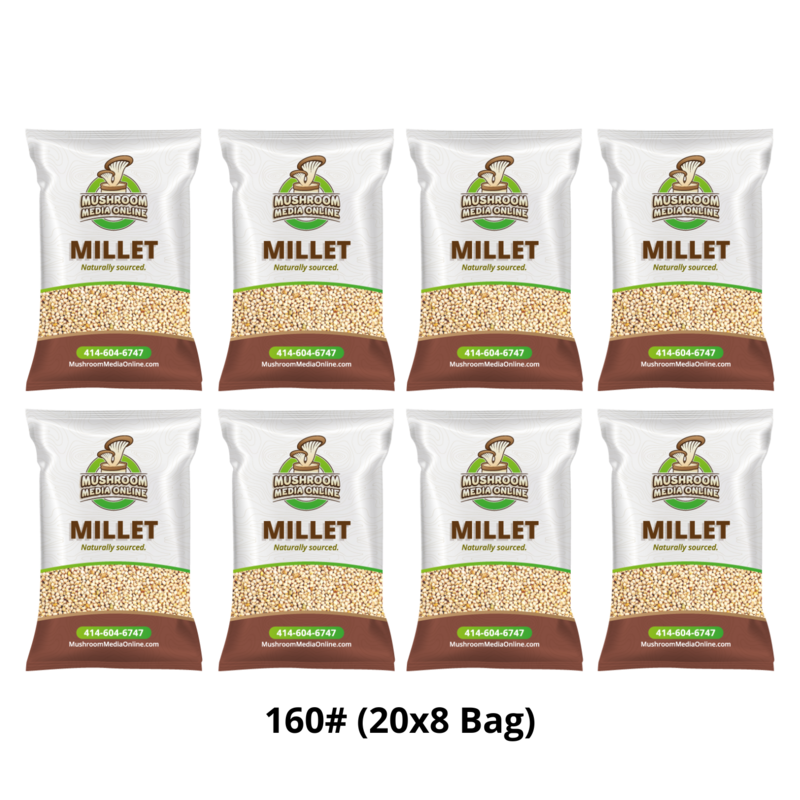 160# (4 x 40# Bags) Proso Millet Grains