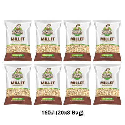 160# (4 x 40# Bags) Proso Millet Grains 160# (4 x 40# Bags) Proso Millet Grains