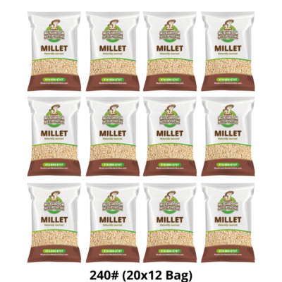 240# (6 x 40# Bags) Proso Millet Grains