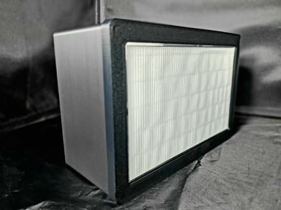 Lab Rat Model XS Nomad Lyte 10"x7" Flow Hood - BLACK BODIES With Different COLOR FRAMES AND COVERS