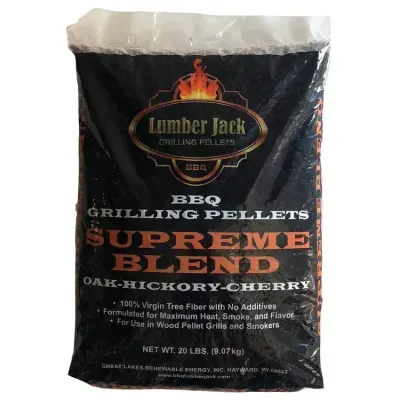 Oak-Hickory-Cherry (OHC) - Supreme Blend Lumber Jack BBQ Pellets Oak-Hickory-Cherry (OHC) - Supreme Blend Lumber Jack BBQ Pellets