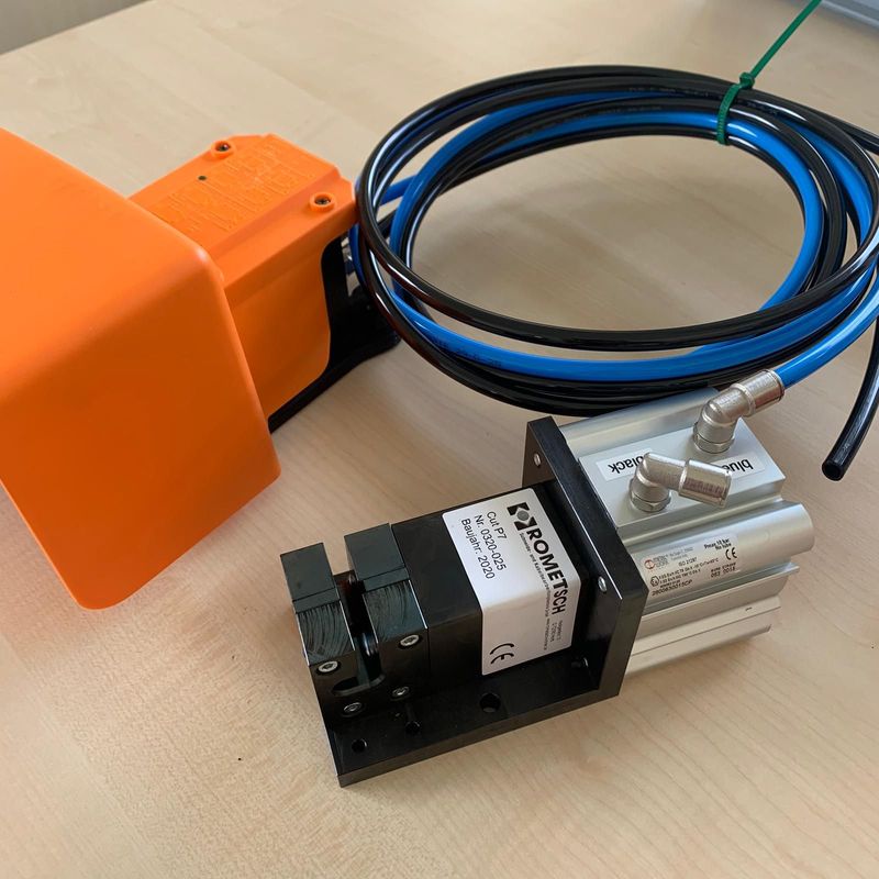 Cut P7 - Pneumatische Schneidevorrichtung mit Fußpedal