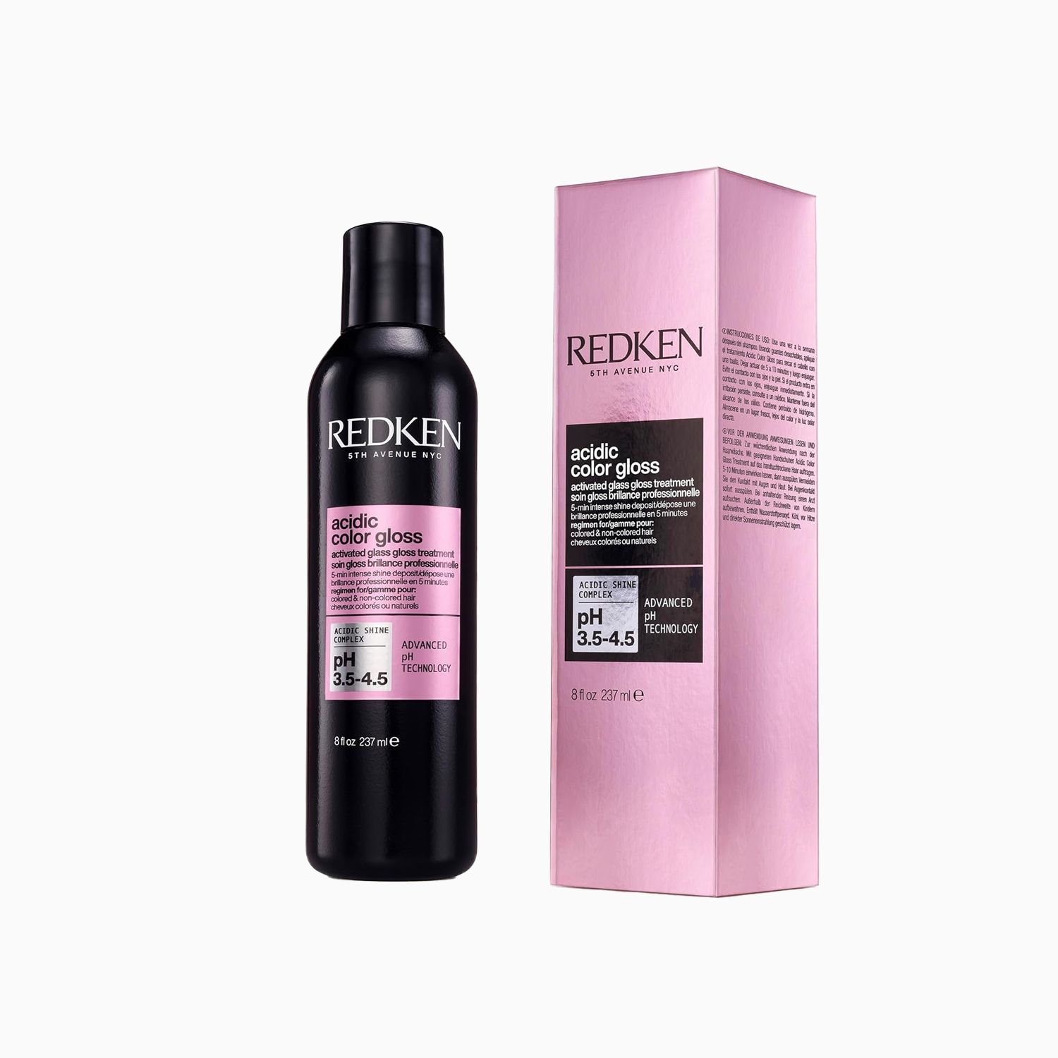 Acidic Color Gloss Activated Glass Gloss Treatment