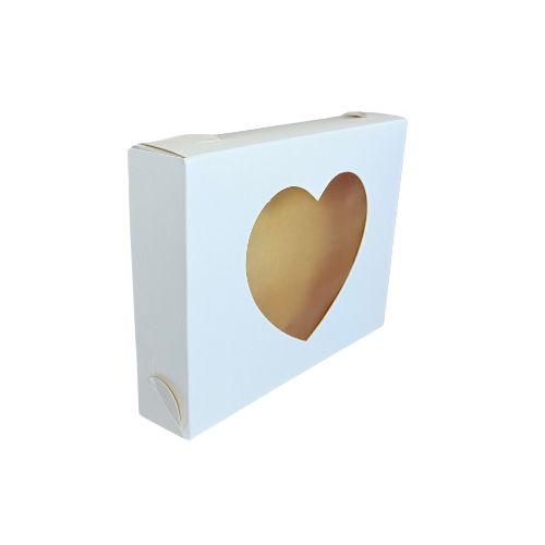 Caja Con Visor Corazón - 20x16x4cm