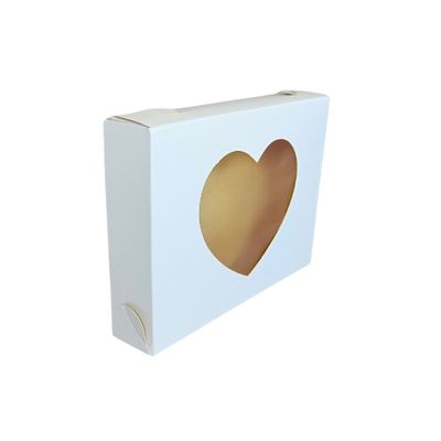 Caja Con Visor Corazón - 20x16x4cm