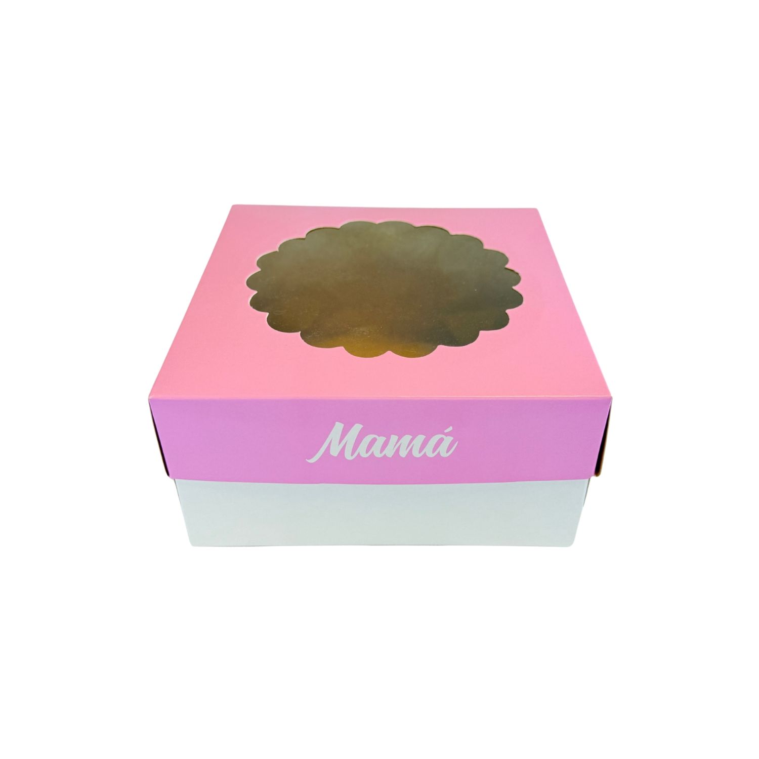 Caja Con Visor Diseño Mamá - 20x20x10 cm