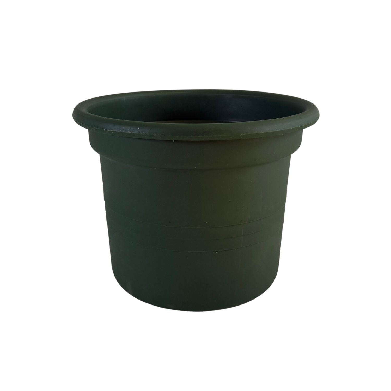 Maceta Cilíndrica 16X13 cm, Color: Verde, Cantidad: 1 Unidad