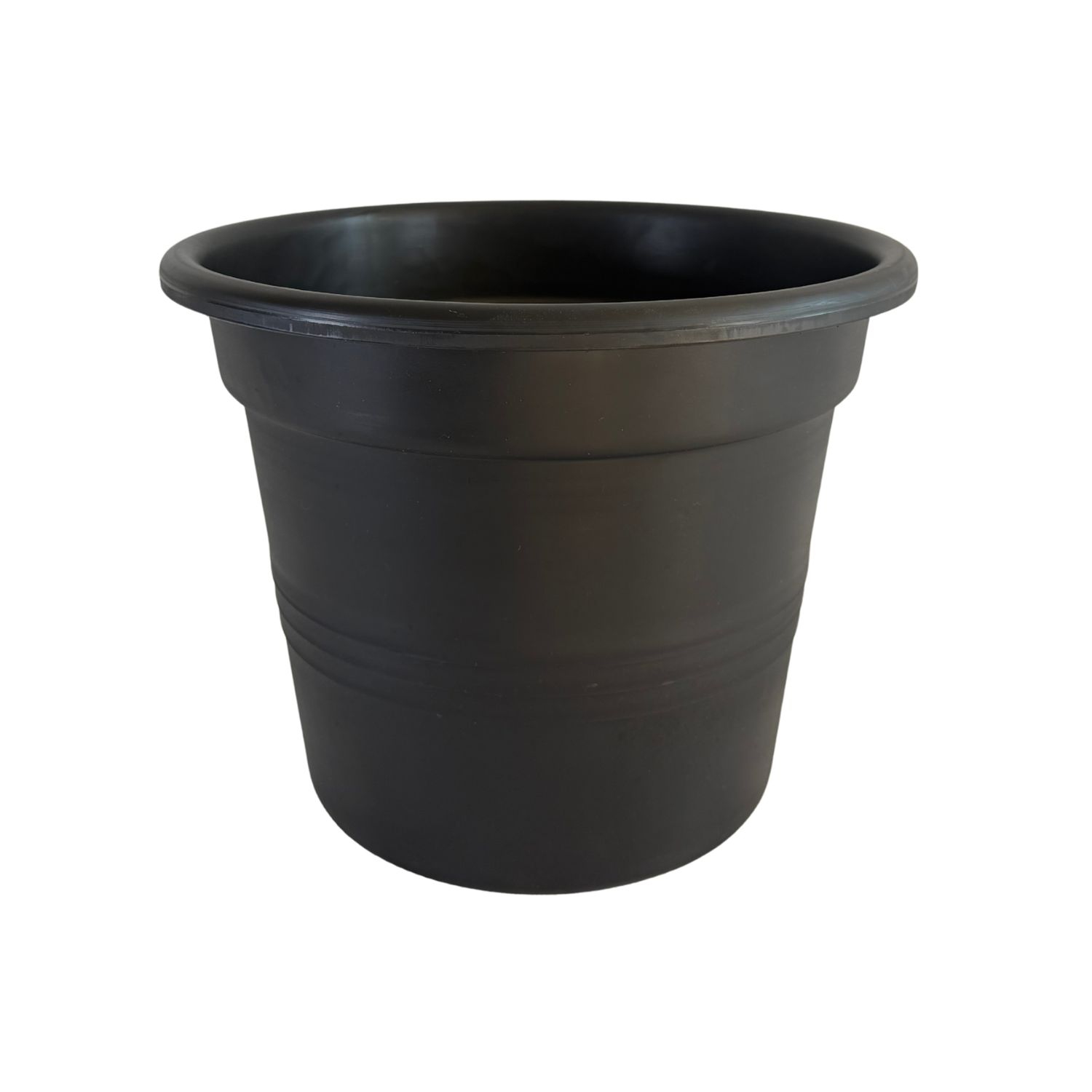 Maceta Cilíndrica 28X22.5cm, Color: Negro