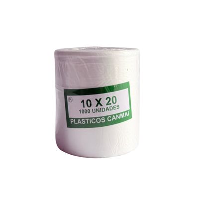 Rollo Bolsas - 10x20cm - 1000 unidades