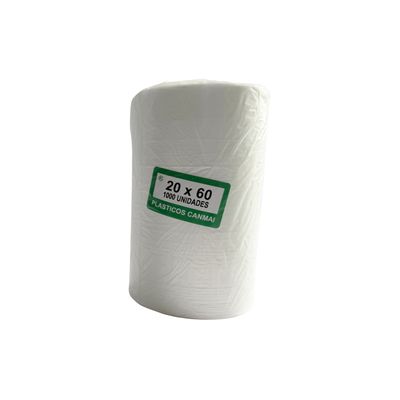 Rollo Bolsas - 20x60cm - 1000 unidades