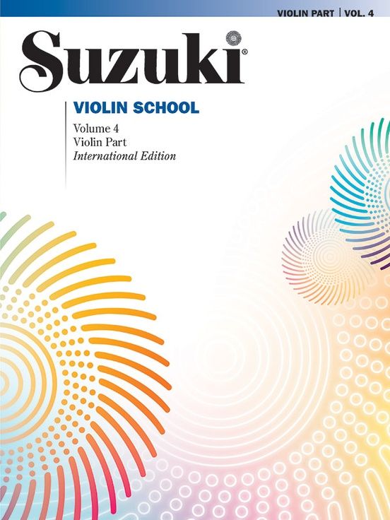 SUZUKI VIOLIN SCH 4/INTL/BK