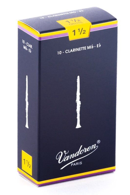 Eb Clarinet Traditional Reeds Strength 1.5; Box of 10 | 273195