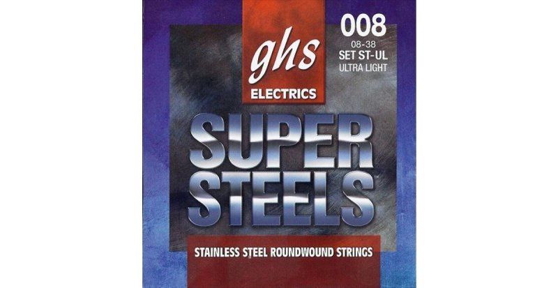 Super Steels Electric Guitar Strings - Ultra Light (8-38) | 38522