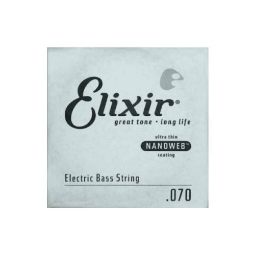 Nickel Plated Steel Electric Bass Guitar String with Nanoweb Coating - .070 | 322071