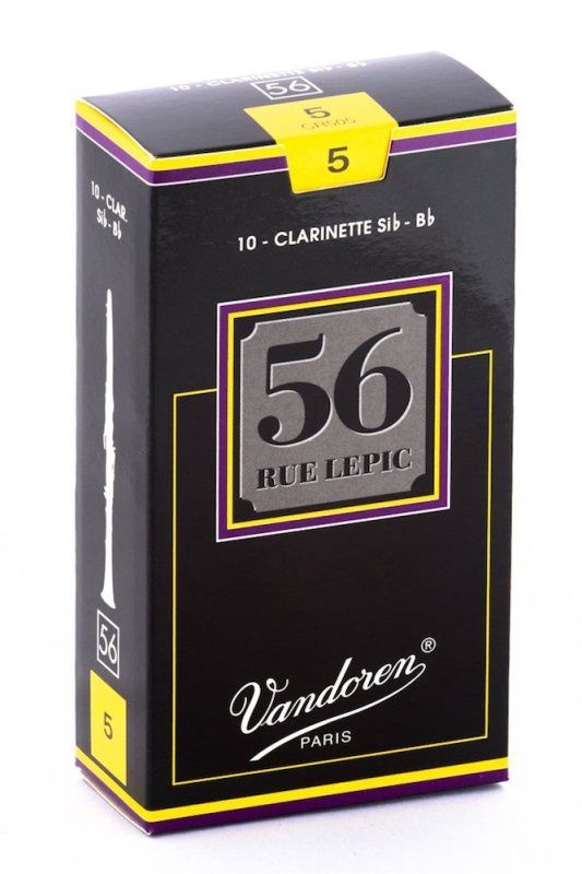 Bb Clarinet 56 Rue Lepic Reeds Strength 5; Box of 10 | 273230