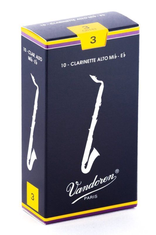 Alto Clarinet Traditional Reeds Strength 3; Box of 10 | 273261