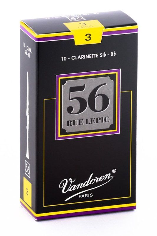 Bb Clarinet 56 Rue Lepic Reeds Strength 3; Box of 10 | 273222