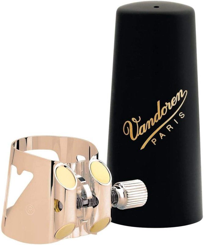 Optimum Alto Saxophone Ligature With Plastic Cap, Pink Gold | 546128
