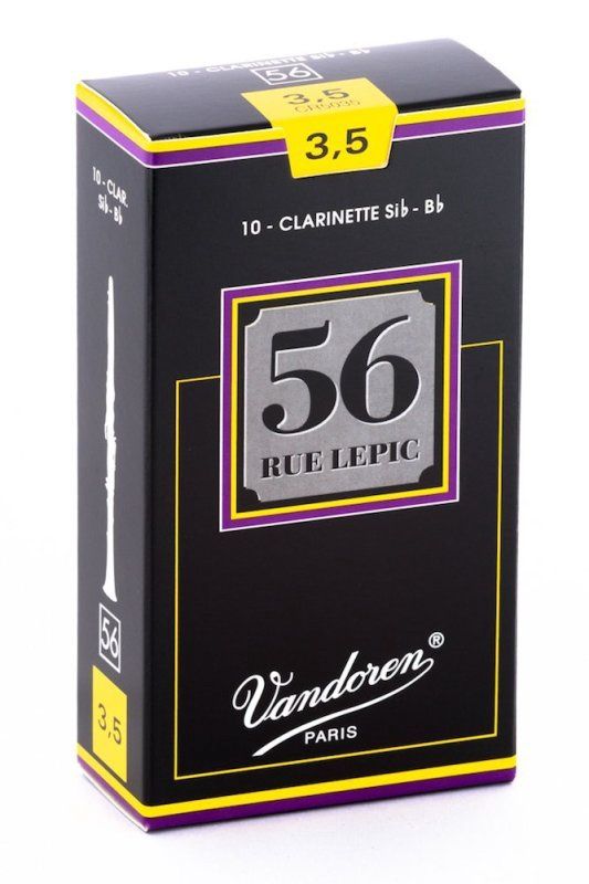 Bb Clarinet 56 Rue Lepic Reeds Strength 3.5; Box of 10 | 273225