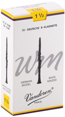 Bb Clarinet White Master Reeds Strength 1.5; Box of 10 | 273233