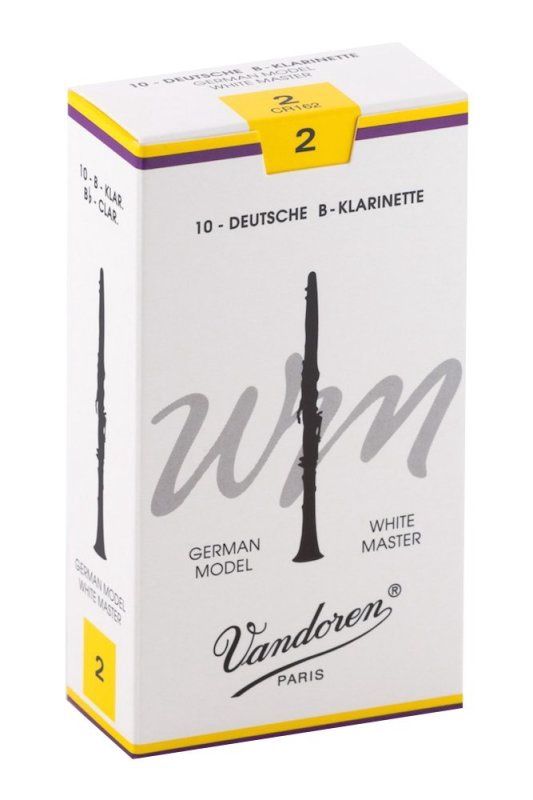 Bb Clarinet White Master Reeds Strength 2; Box of 10 | 273235