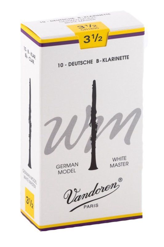 Bb Clarinet White Master Reeds Strength 3.5; Box of 10 | 273242