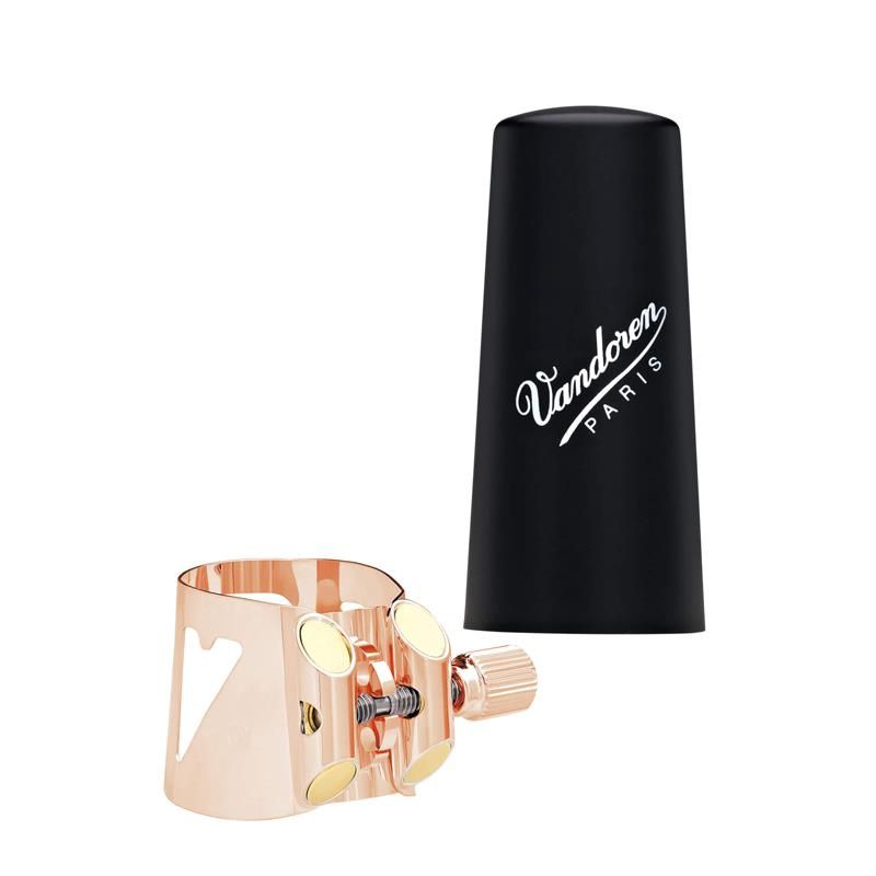 Optimum Bb Clarinet Ligature With Plastic Cap, Pink Gold | 546127