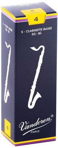 Bass Clarinet Traditional Reeds Strength 4; Box of 5 | 273284