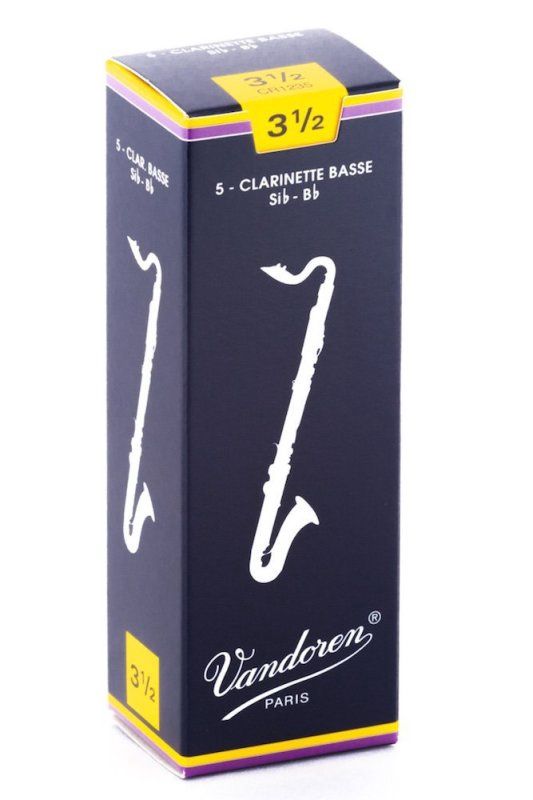 Bass Clarinet Traditional Reeds Strength 3.5; Box of 5 | 273274