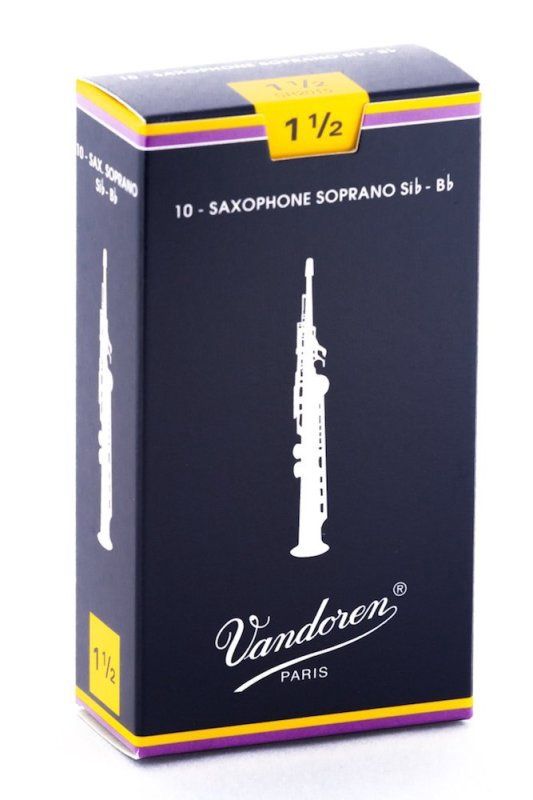 Soprano Sax Traditional Reeds Strength 1.5; Box of 10 | 273299