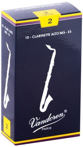 Alto Clarinet Traditional Reeds Strength 2; Box of 10 | 273259