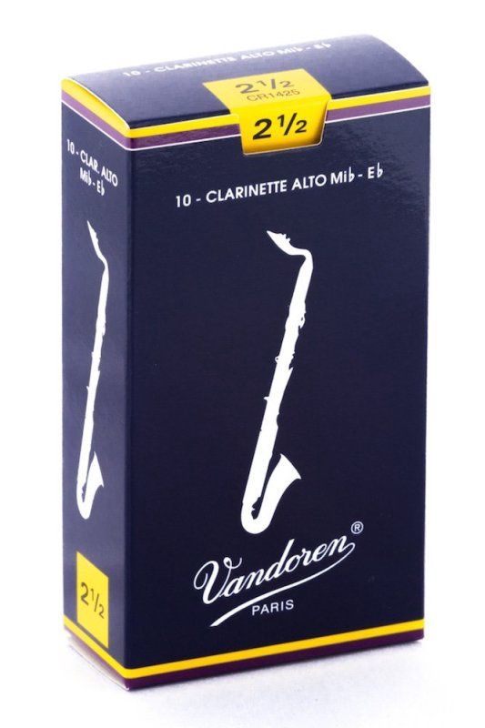 Alto Clarinet Traditional Reeds Strength 2.5; Box of 10 | 273260