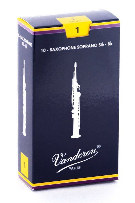 Soprano Sax Traditional Reeds Strength 1; Box of 10 | 273297