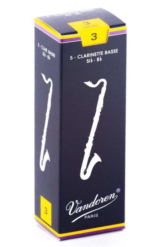 Bass Clarinet Traditional Reeds Strength 3; Box of 5 | 273273